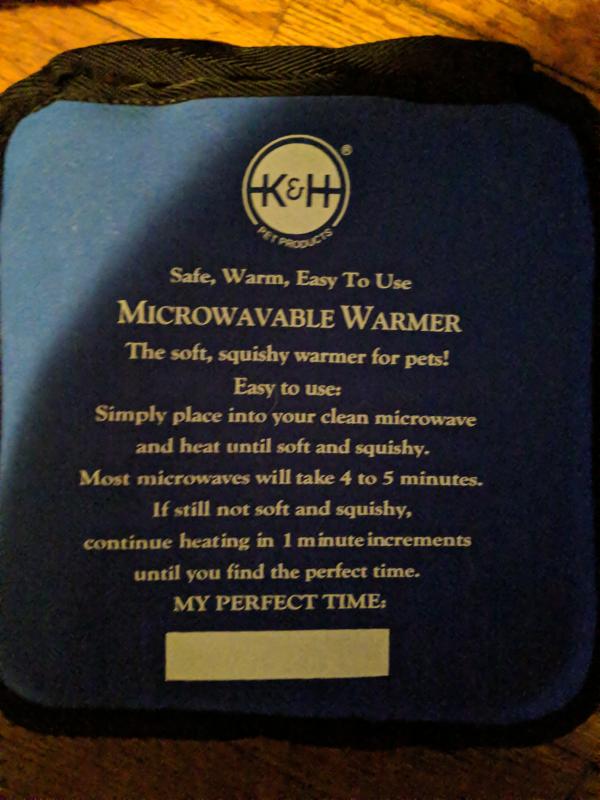 K&h microwavable pet bed warmer sales