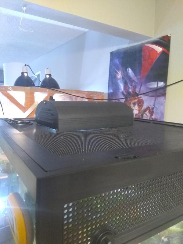 Fits right on top of cage