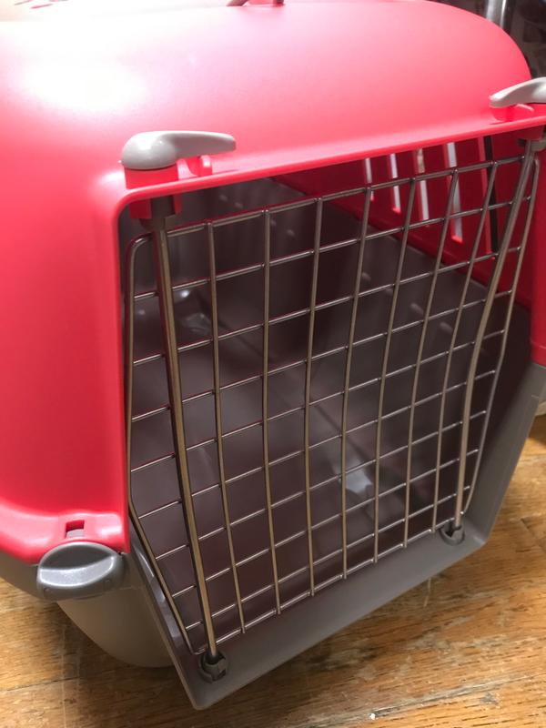 Midwest Spree Plastic Pet Carrier Red