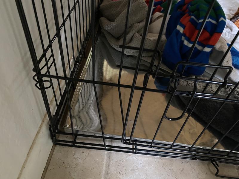 Go Pet Club XXL Foldable Dog Crate & Metal Pan