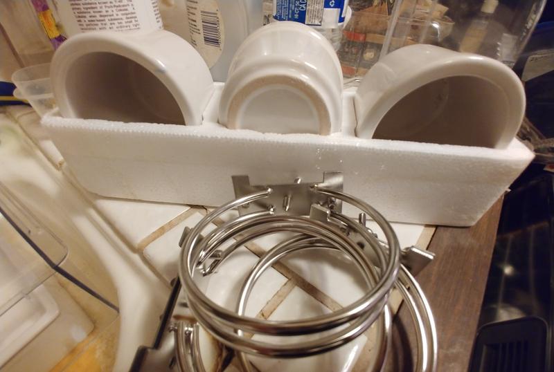 These are the feeders included with cage