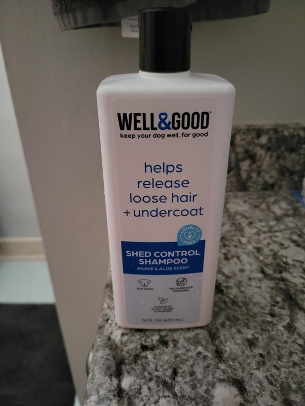 Well and good 2025 shed control shampoo