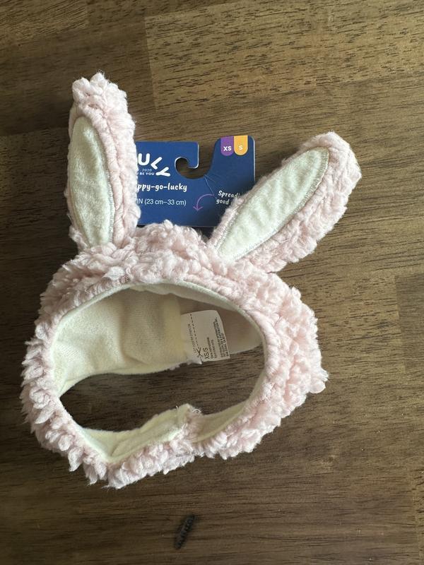 Original Packaging. The ears have an internal (structural) material to keep them upright, but is flexible and will not pose a safety risk/hazard.