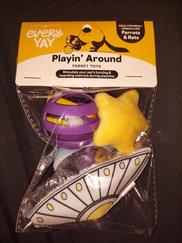 Perfect for cats who have owners that love astronomy! Only missing a green alien!