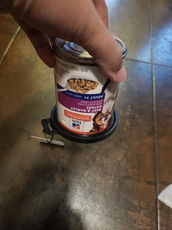 Open food with and without cover