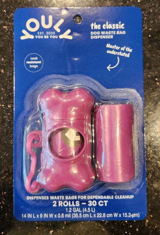 Youly bag dispenser packaging