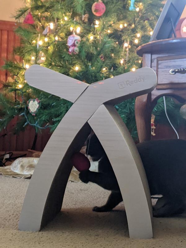Enjoying her new toy