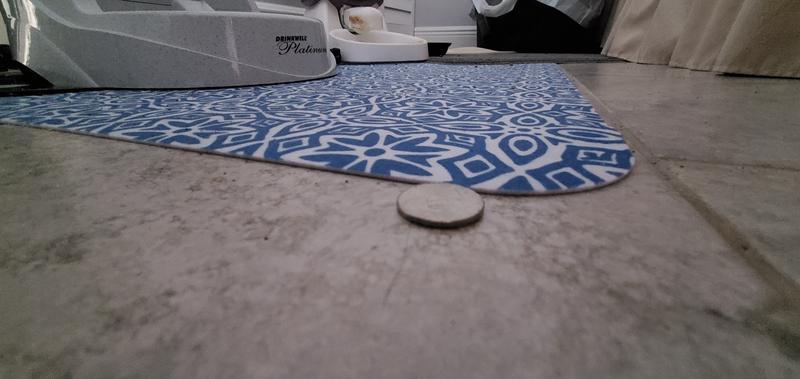Mat is the thickness of a nickel coin