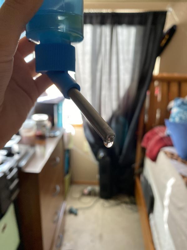 Leaky water bottle