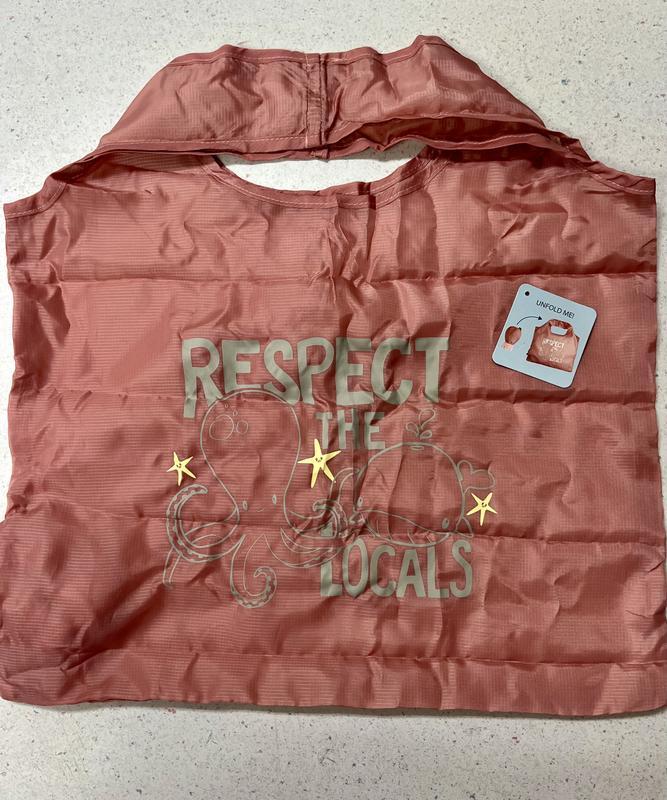 Opened into a bag