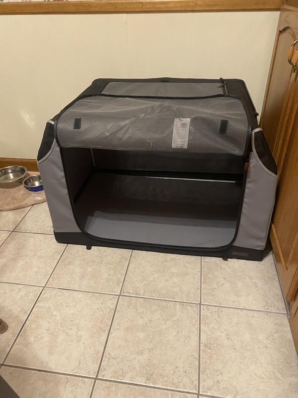 front of crate