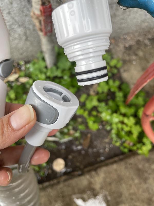 Not sure if water pressure was too high but this popped off. I just secured it by tightening it and water was back to running smoothly.