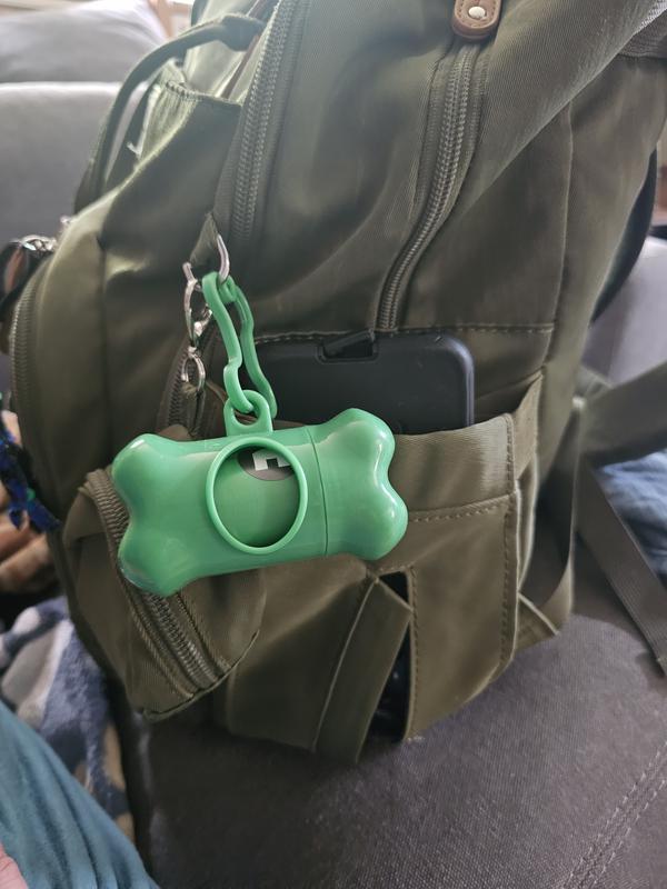 On the diaper bag