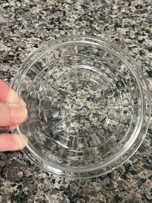 Glass dish