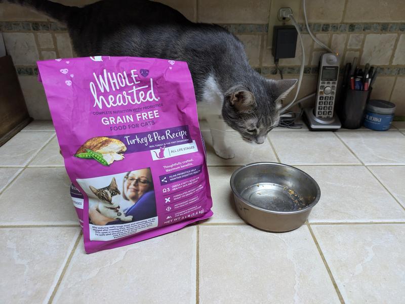 My cats loved the smell and small kibble