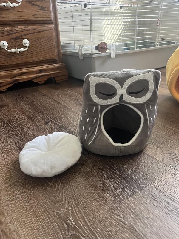 The bottom pillow is removeable for easy cleaning