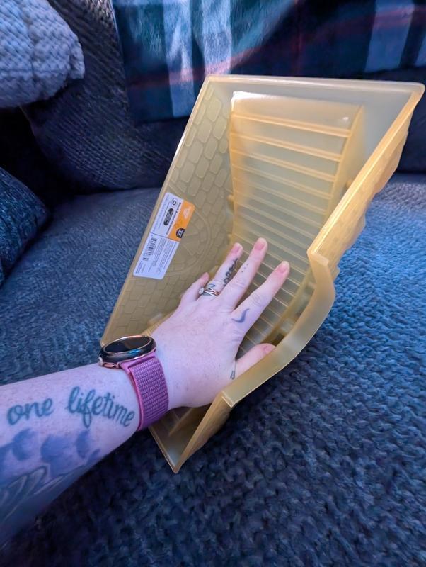 Me pushing hard to show the structural integrity.