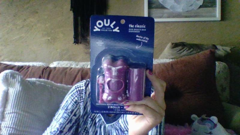 YOULY Burgundy Waste Bag Dispenser