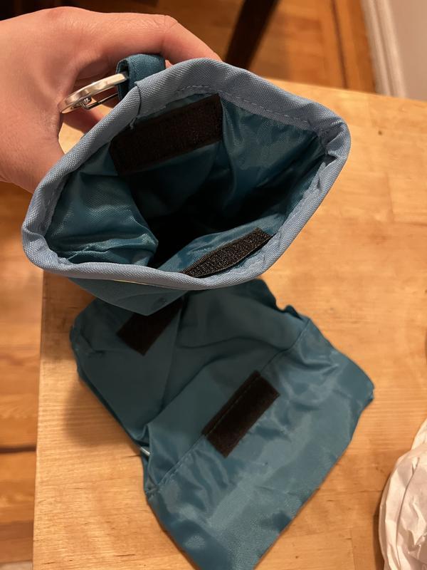 The main bag and the bag the treats go in are separate