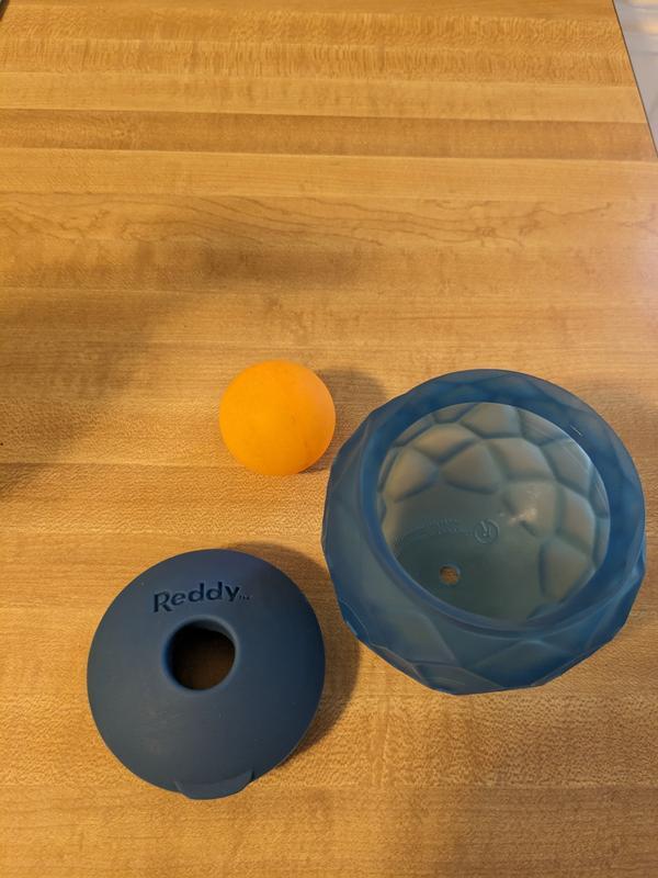 Ping pong ball for size comparison