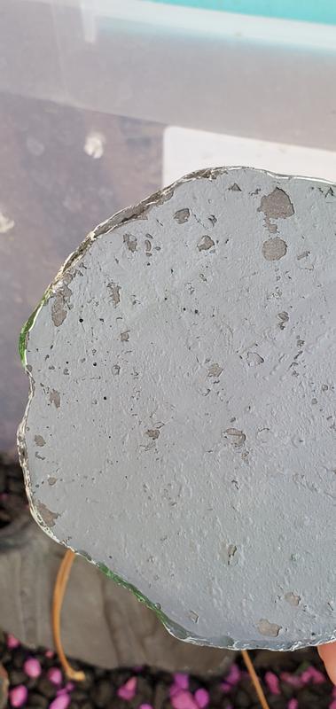 Bubbling paint chipping off