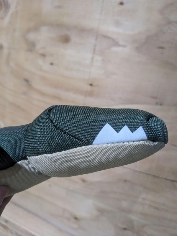 teeth seems to be a vinyl type print on the face