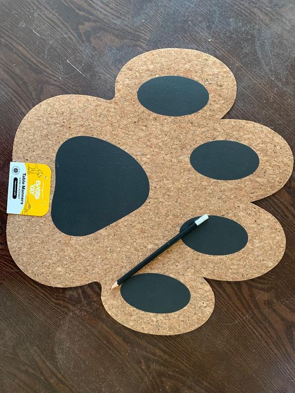 The placemat is a good size.