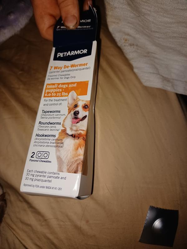 Petarmor 7 way dewormer for puppies best sale