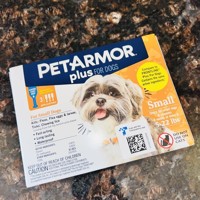 PetArmor Flea & Tick Topical Prevention for Dogs 5-22 lbs., 3 month | Petco