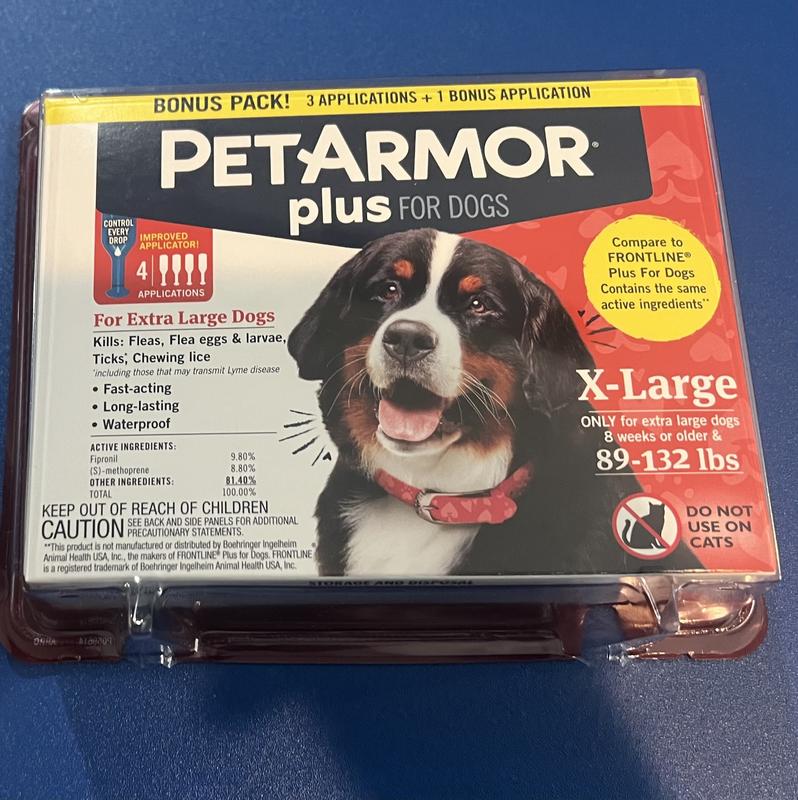 PetArmor Plus Flea and Tick for Dogs 23 44 lbs 6 ct Meijer