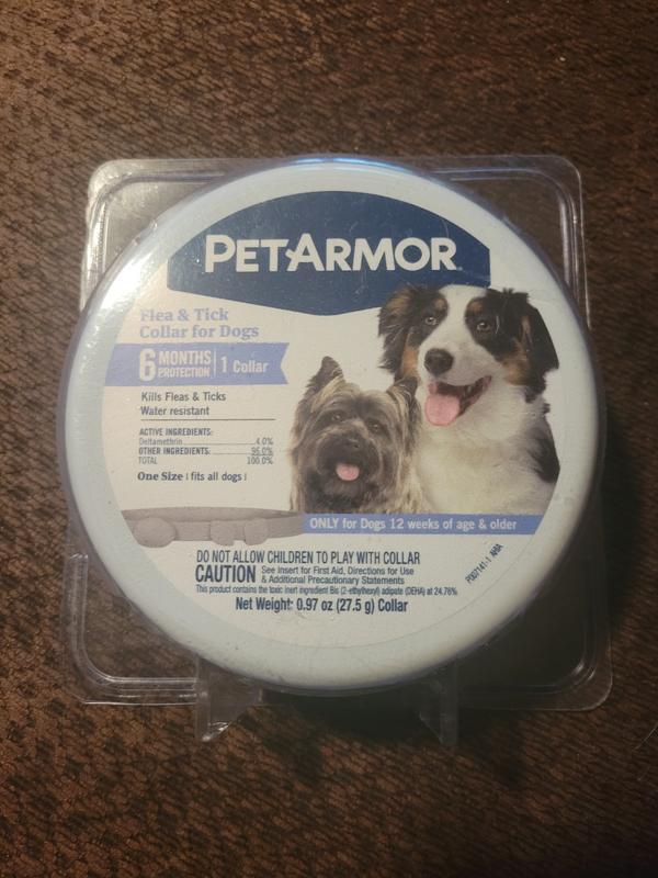 PetArmor Flea & Tick Collar for Dogs, 6Month Protection