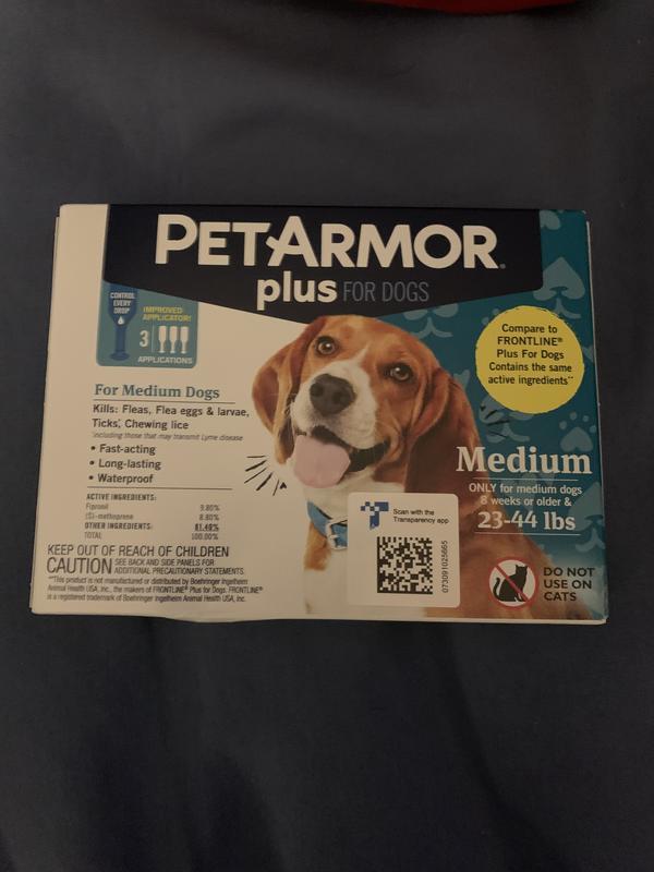 PetArmor Flea & Tick Topical Prevention for Dogs 45-88 lbs., 3 month ...