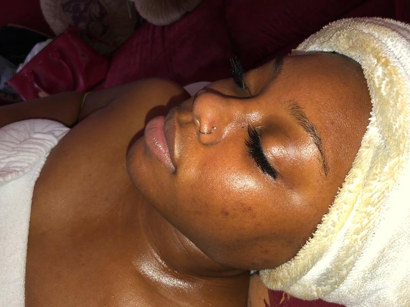 Client after using Hungarian Thermal Mask