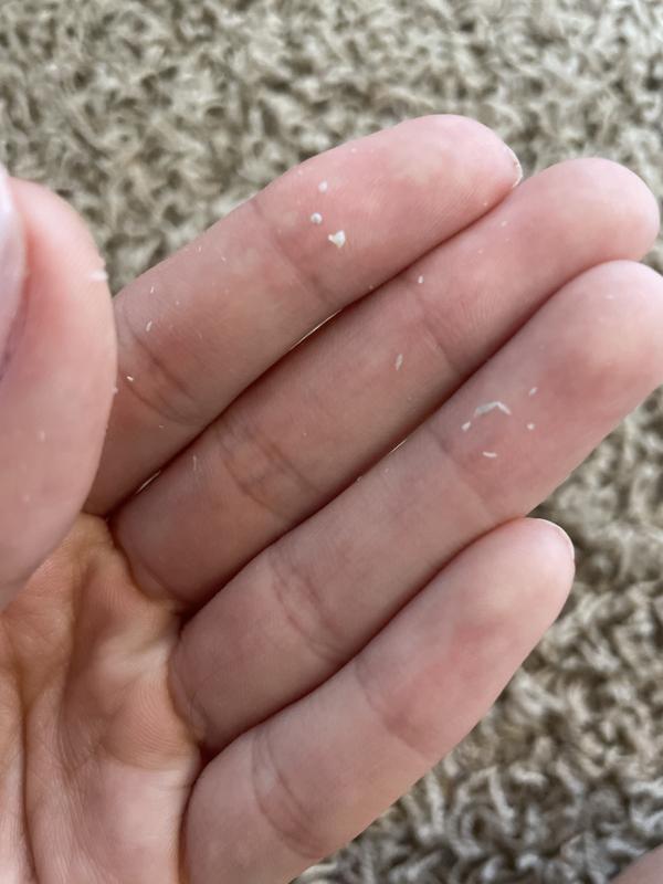 This is what it will do after gently rubbing your face even once.