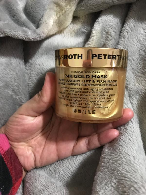 24K Gold Pure Luxury Lift & Firm | Gold Facial Mask | Peter Thomas Roth