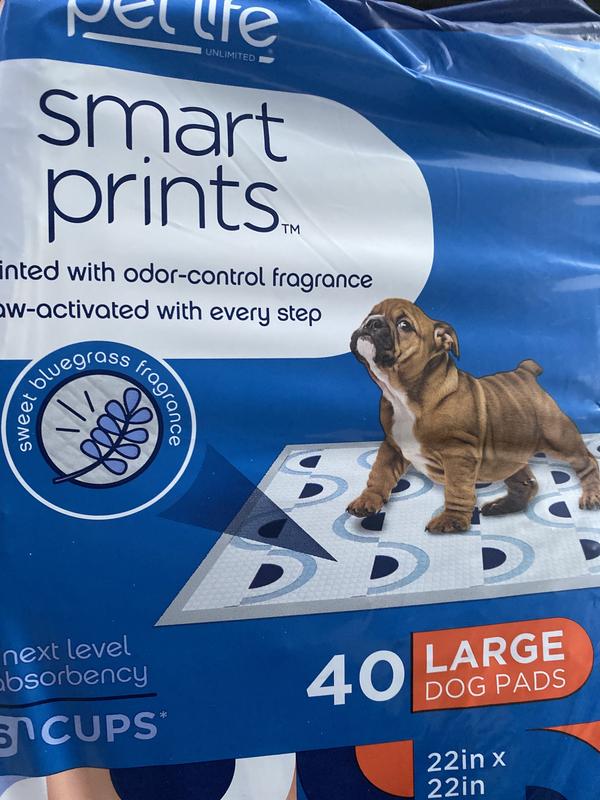 Pet Life Unlimited Dog Pads Smart Prints Large 40ct Meijer