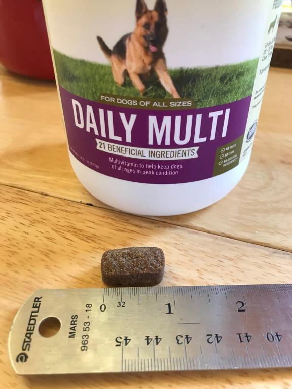 Big chew - not recommended for stuffing into a pill pocket.