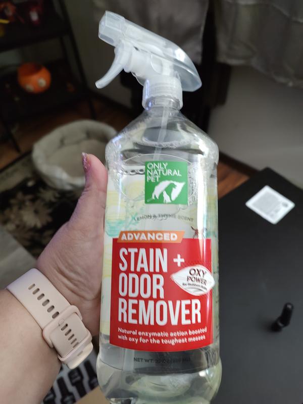 Only natural pet stain & store odor remover