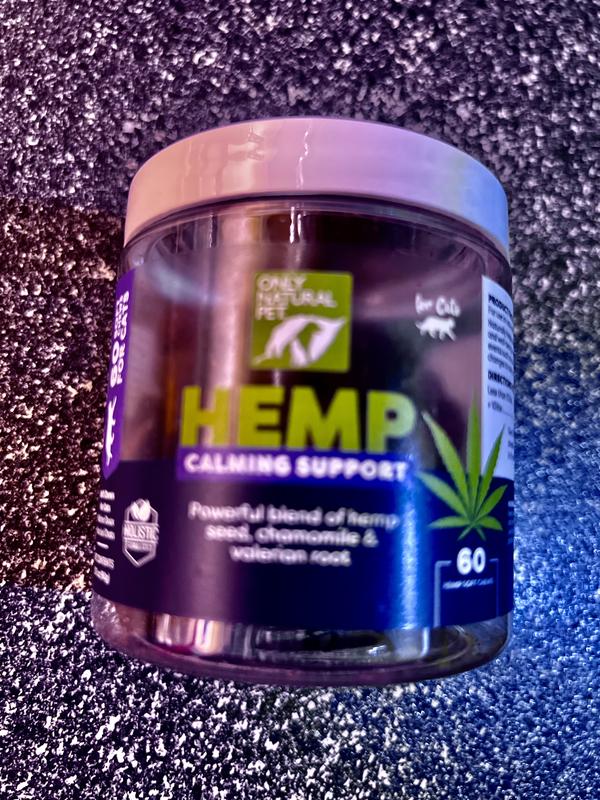 Only natural pet hemp calming best sale