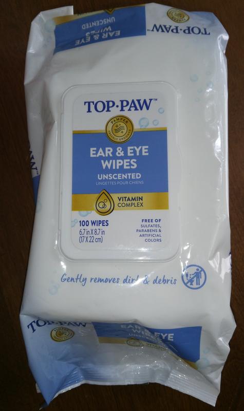 Top Paw Ear Eye Wipes
