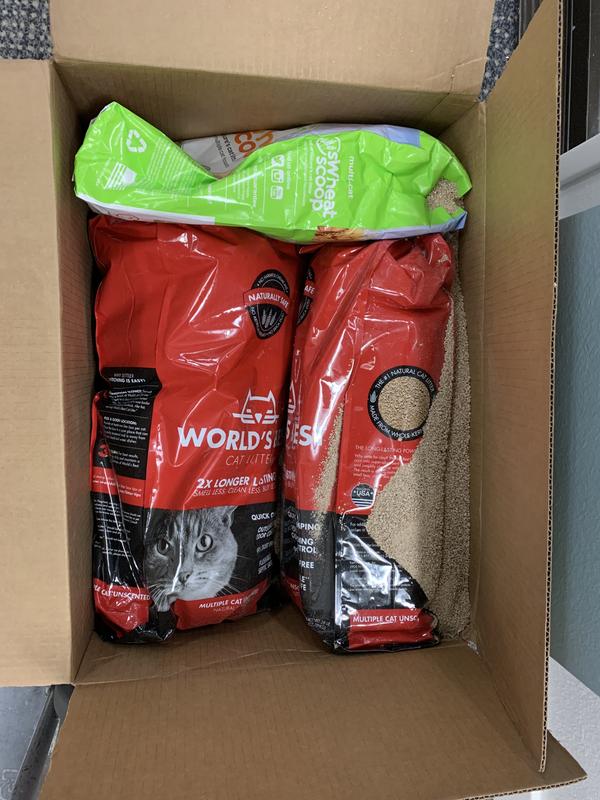 Wheat cat outlet litter review