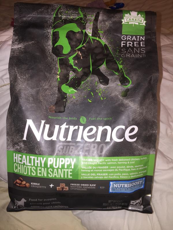 Nutrience subzero puppy food best sale