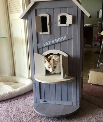 3 story cat house