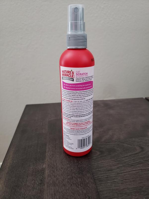 Nature s Miracle Brand Advanced Platinum Cat Scratch Deterrent Spray