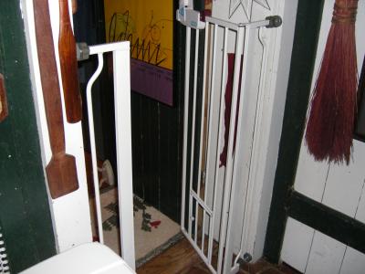 top paw extra tall walk through pet gate