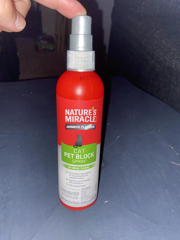 Nature s Miracle Advanced Platinum Cat Pet Block Spray