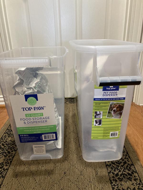Top paw dog food container sales