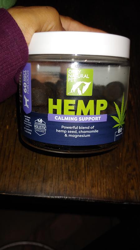 Only natural pet hemp calming support reviews best sale