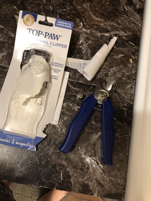 Top Paw Large Nail Clipper with LED Light