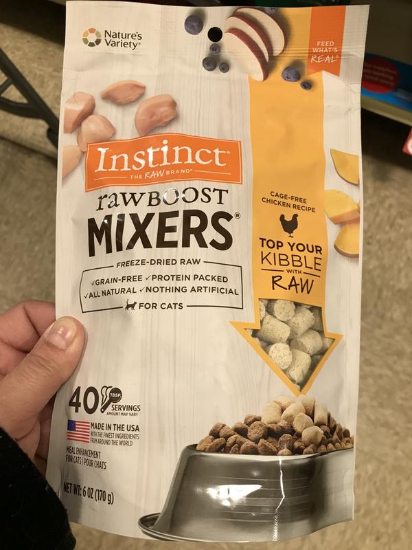 Instinct® Rawboost Mixers® Cat Food Toppers Natural, Grain Free